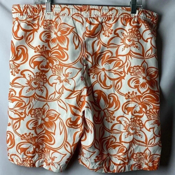 GAP MENS SIZE MEDIUM MESH LINED SWIM TRUNKS ELASTIC DRAWSTRING WAIST CLEAN - Picture 8 of 13